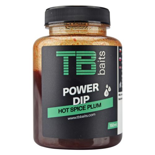 TB Baits Power Dip Hot Spice Plum 150 ml