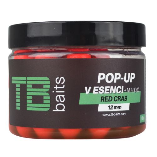 TB Baits Floating Boilie Pop-Up Red Crab + NHDC 65 g