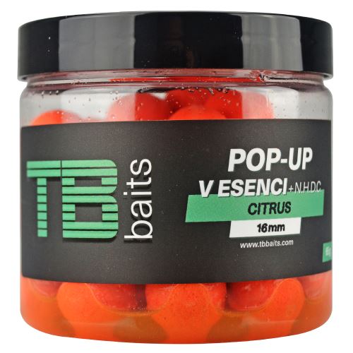 TB Baits Floating Boilie Pop-Up Orange Citrus + NHDC 65 g