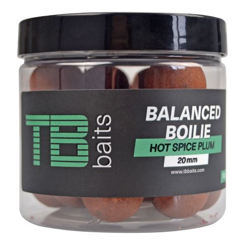TB Baits Vyvážené Boilie Balanced + Atraktor Hot Spice Plum 100 g