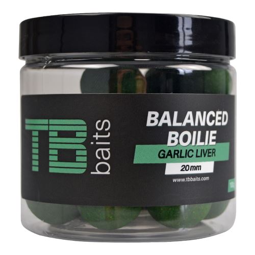 TB Baits Balanced Boilie + Atractor Garlic Liver 100 gr