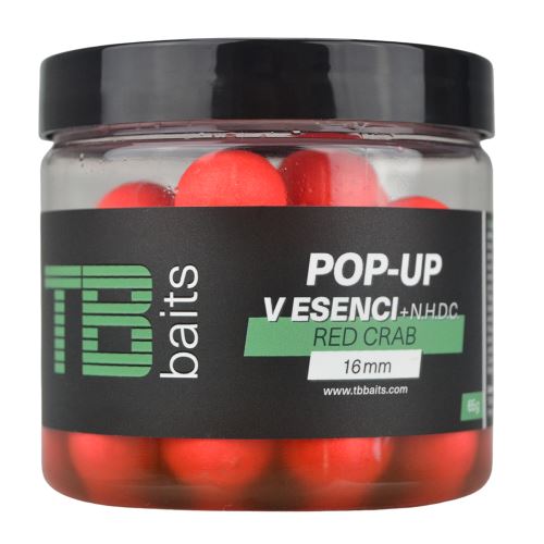 TB Baits Floating Boilie Pop-Up Red Crab + NHDC 65 g