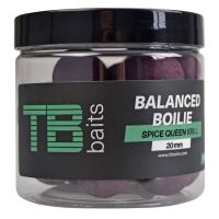 TB Baits Vyvážené Boilie Balanced + Atraktor Spice Queen Krill 100 g - 24 mm
