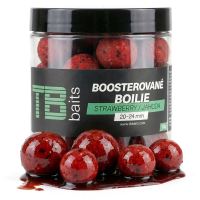 TB Baits Boosted Boilie Strawberry 120 g 20-24 mm