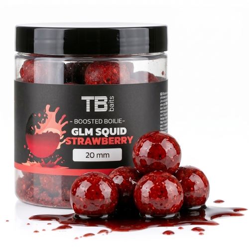 TB Baits Boosted Boilie Squid Strawberry 120 g